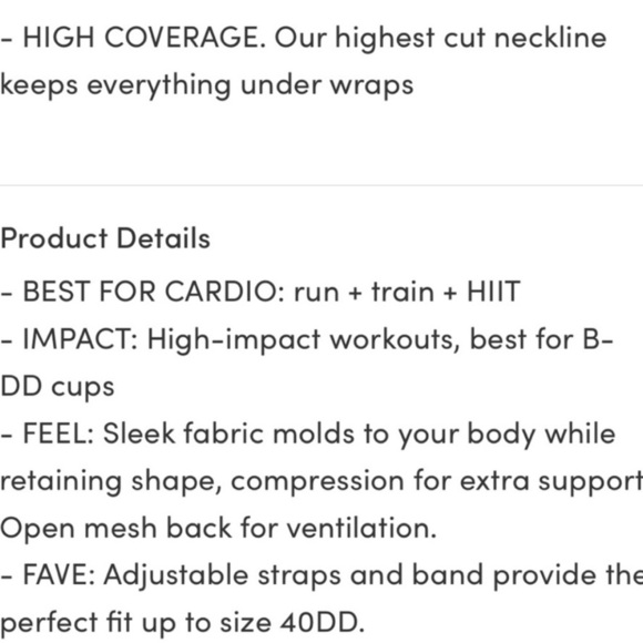 Athleta Advance Bra Black Sport Gym Size 34B - Picture 11 of 12